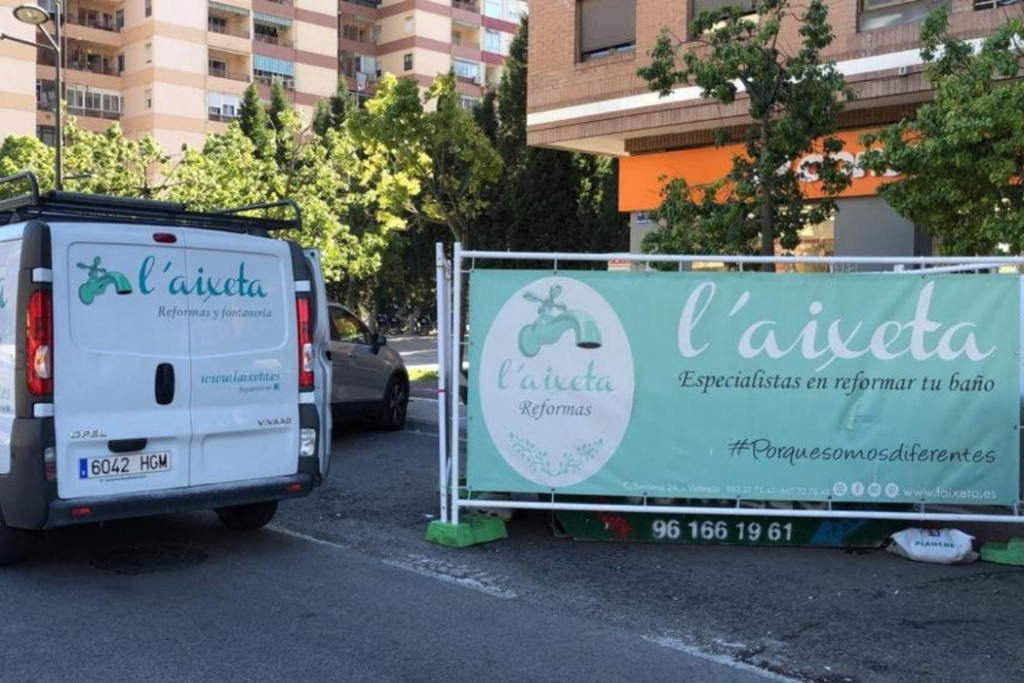 Furgoneta L'aixeta reformas en Valencia