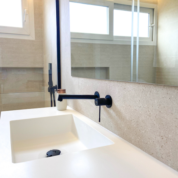 Baldosa de piedra natural combinada