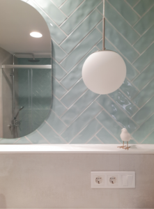 Reforma baño moderno L'aeixeta