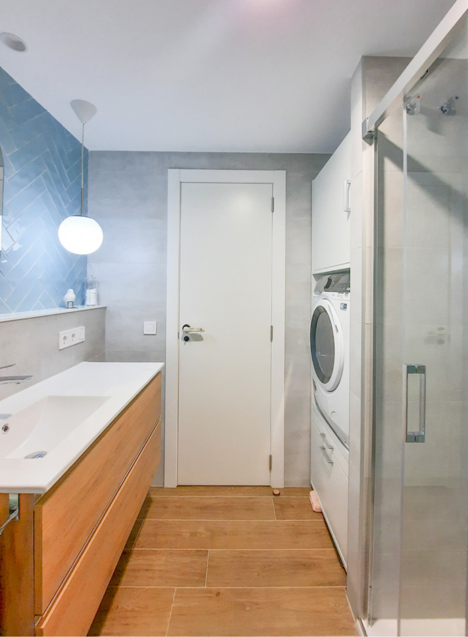 Reforma baño moderno L'aeixeta