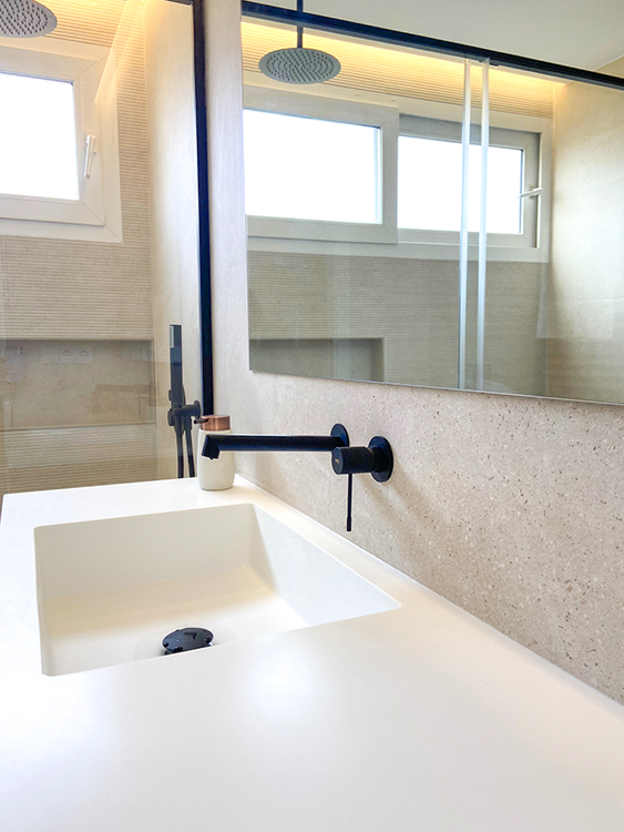 Baldosas piedra natural combinada