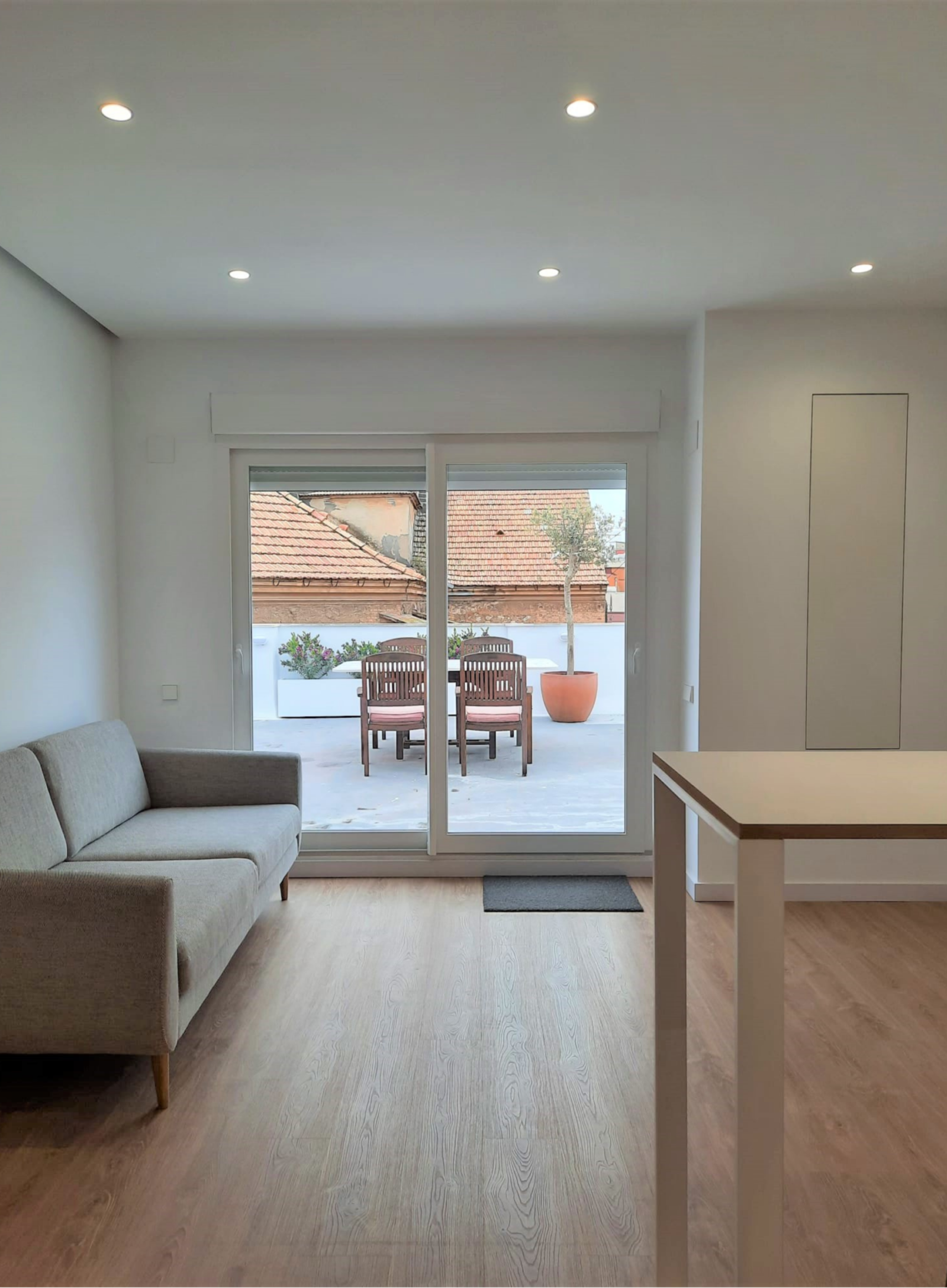 Reforma Salon minimalista L'aeixeta